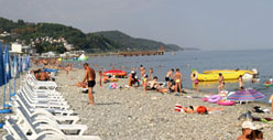Пляж на море в Лоо Пляж на море в Лоо